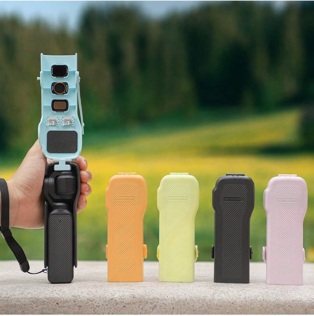 SUNNYLIFE Flip Cover Schutzhülle für DJI Pocket 3 Quirky Light Series in Pink - Bild 1