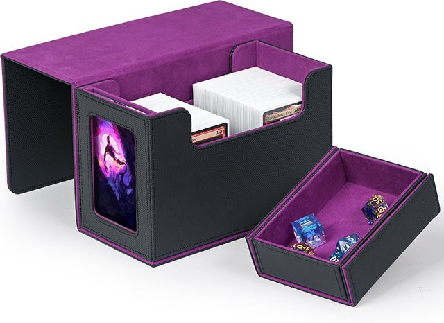 Marsguard Kartendeckbox mit Sichtfenster, Deckbox mit Würfelablage - Bild 1