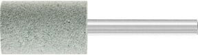 PFERD Poliflex Schleifstift Zylinderform Ø 20 x 30 mm, Schaft-Ø 6 mm, Bindung PUR Weich, Körnung 80, Farbe Grün/Grau - Bild 1