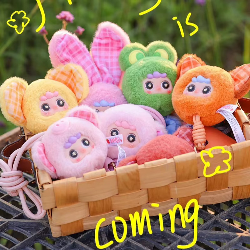 Baby Three Migo Cream Pudding Handy Lanyard, Plüsch Blind Box, Mini Anhänger - Bild 2