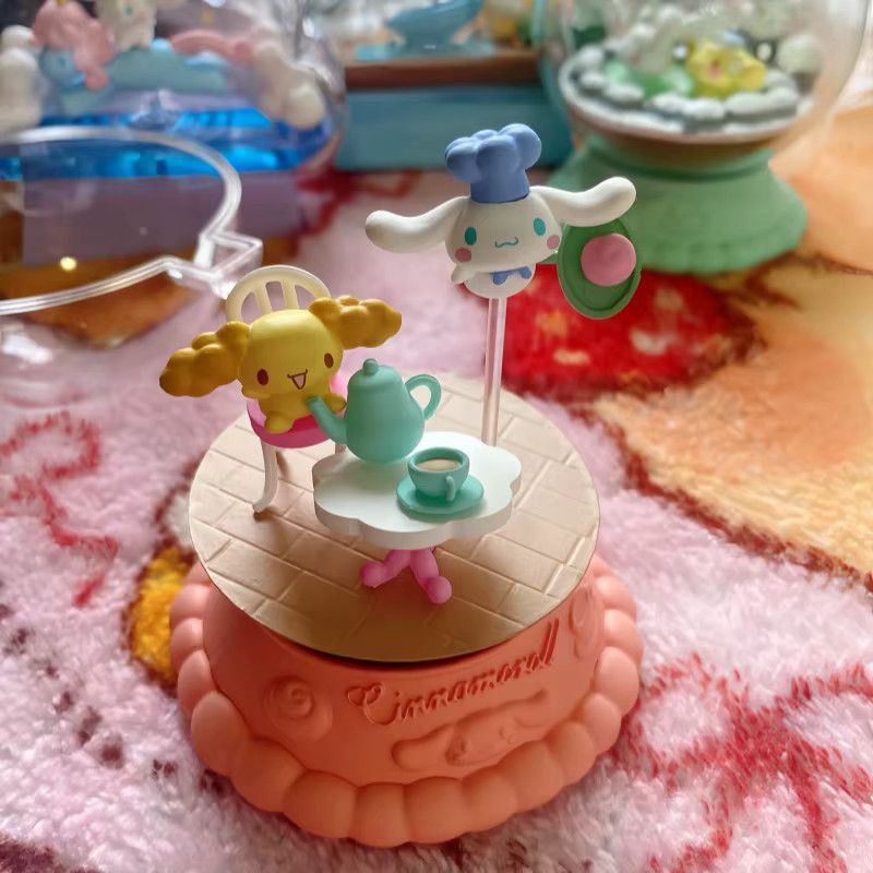 Re-Ment Cinnamoroll Terrarium Collection Miniaturszene Desktop-Dekoration Multicolor - Bild 1