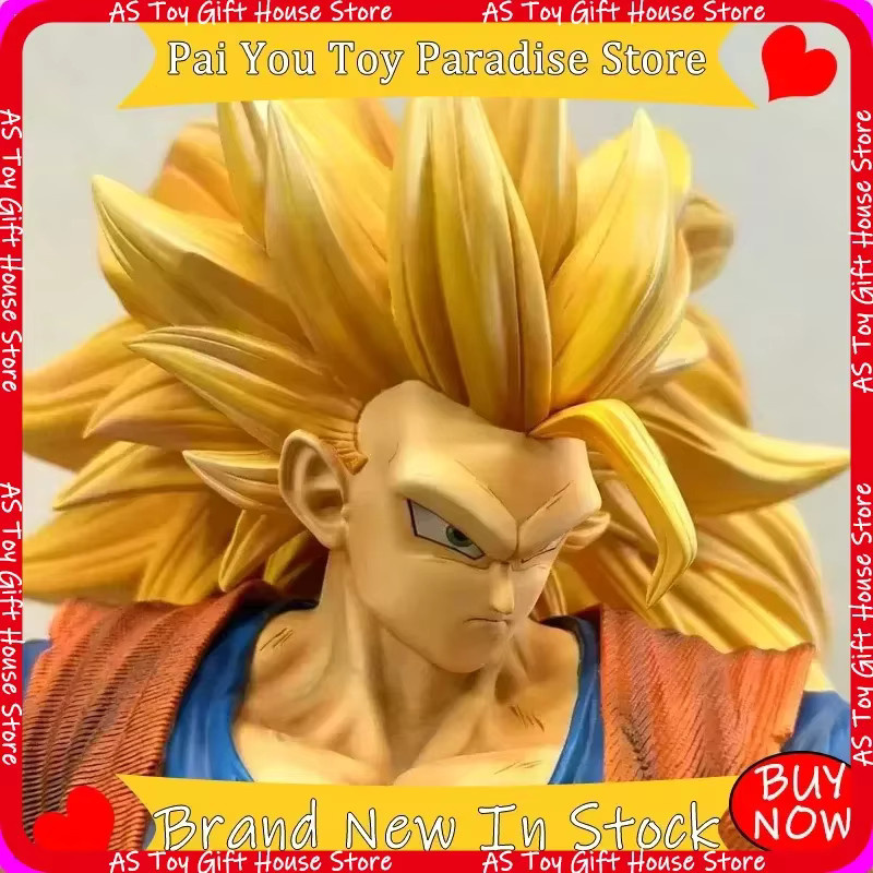 Bandai Dragon Ball Ssj3 Goku Actionfigur, 54cm, Kunststoff - Bild 2