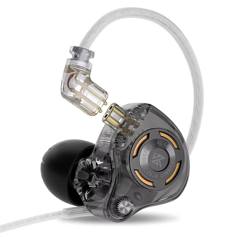 KZ Gale In-Ear Kopfhörer mit superlinearem dynamischem Treiber für Gaming und Musik, Schwarz, 3,5 mm Klinke - Bild 4