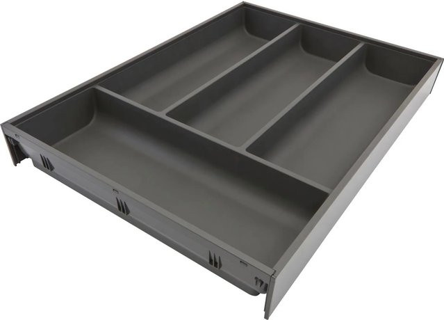 Blum Besteckeinsatz Ambia-Line aus Stahl in Oriongrau Matt B/T/H: 42,5 x 30,0 x 5,0 cm - Bild 1