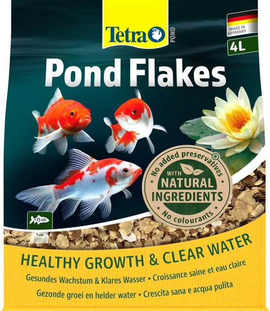Tetra Pond Flakes Teichfischfutter Flocken 800 g - Bild 1