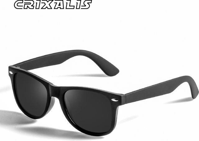 Crixalis Sonnenbrille, Vollrand, Square, Kunststoff, Schwarz, Unisex - Bild 1