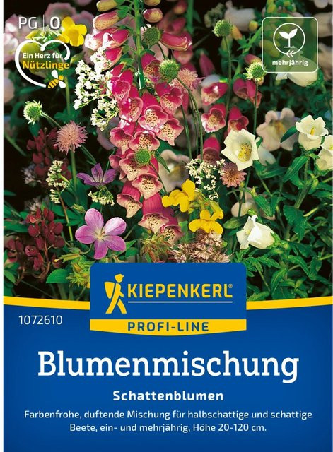 Kiepenkerl Schattenblumen Mischung Blumensamen Mehrfarbig für den Garten - Bild 1