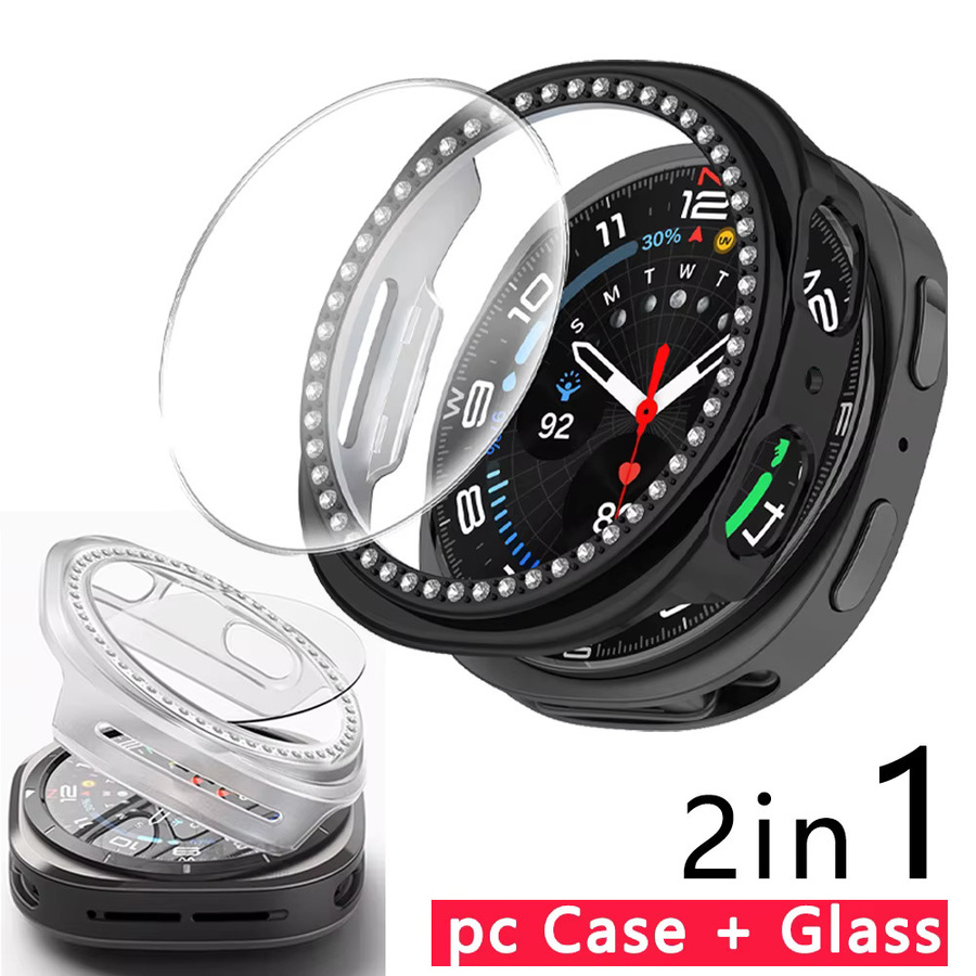 OAKCHARM Schutzhülle für Samsung Galaxy Watch 8, Schwarz, Unisex - Bild 1