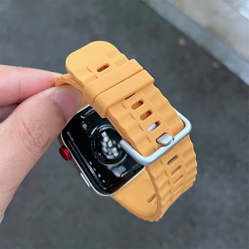 Huawei Uhrenarmband Silikon, orange, Huawei fit 4, fit3 - Bild 1