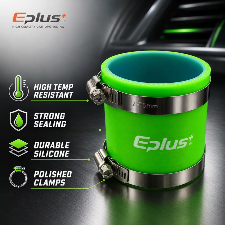 EPLUS Grüner Silikonschlauch als Universeller Schlauchadapter für Auto-Lufteinlass, Ladeluftkühler und Turbo-Rohradapter - Bild 4