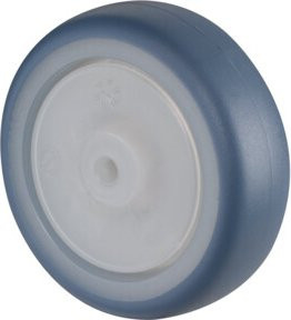 BS Rollen Gummirad aus Kunststoff in Blau (A85.076.F005) - Bild 1