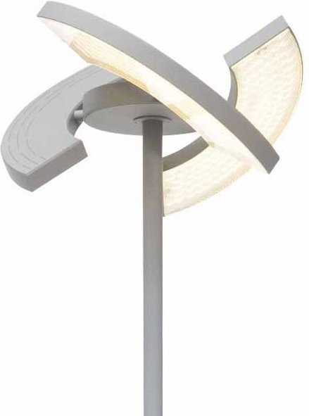 Oligo Trinity LED-Stehleuchte in Chrom matt mit dimmbarer warmweißer Beleuchtung (2700K) - Bild 1
