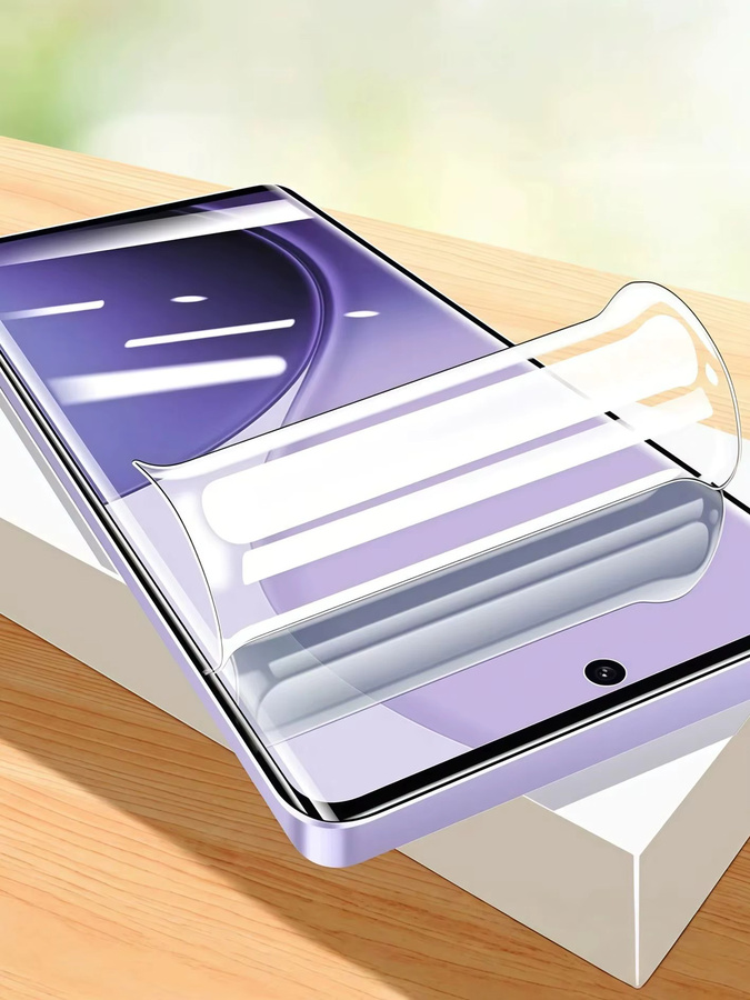 2er-Pack flexible Hydrogelfolie für Samsung Galaxy A17, A56, A55 und A16, transparent, weiche TPU-Displayschutzfolie - Bild 5