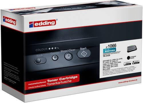 Edding Tonerkartusche Schwarz kompatibel mit Brother TN-3430 EDD-1066 - Bild 1