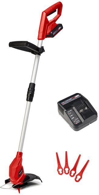 Einhell Power X-Change Akku-Rasentrimmer GC-CT 18/24 Li in Rot/Schwarz mit 20 Kunststoffmessern und teleskopierbarem Griff - Bild 1