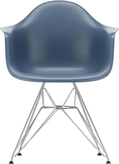 Vitra DAR Eames Plastic Armchair mit Armlehnen in Blau matt - Bild 1