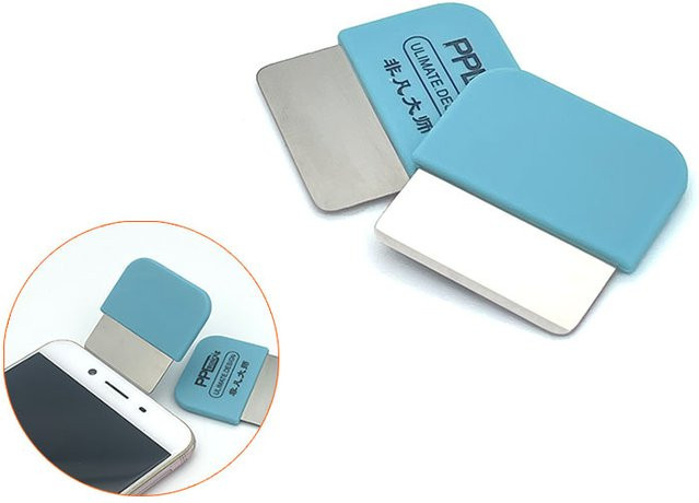 XGGTOL Ultra dünnes Metall-Öffnungswerkzeug mit Kunststoffgriff in Blau für Handy, iPad und LCD-Display Zerlegung - Bild 1