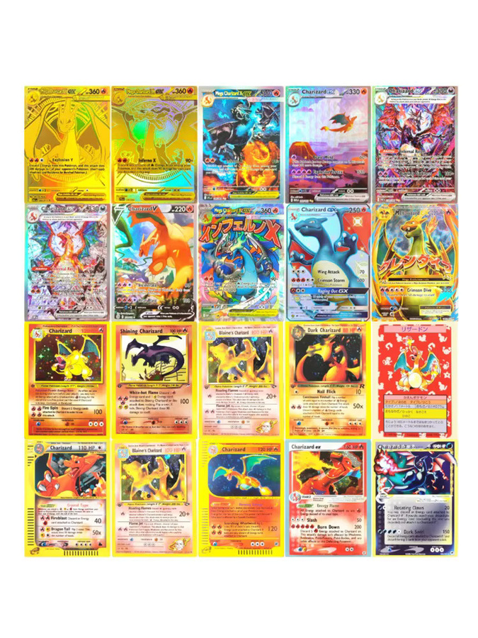 Bandai Pokémon Charizard EX V X Y Vmax, Sammelkartenspiel, Englisch - Bild 4