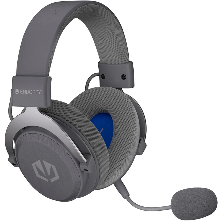 Endorfy VIRO Infra Wireless Gaming-Headset in Alt Gray mit Bluetooth und 3,5 mm Jack für PC und Mobile - Bild 1