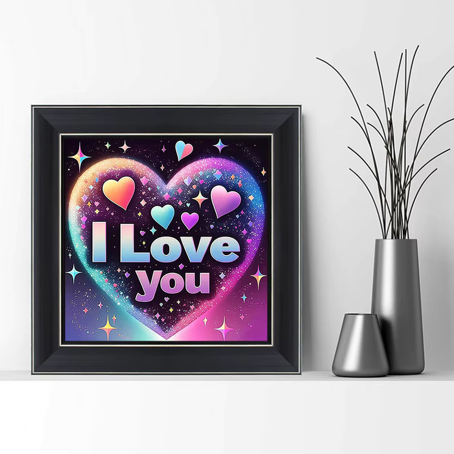 EverShine 5D-Diamantgemälde Herz DIY-Mosaik-Stickerei für Erwachsene in Multicolour - Bild 3