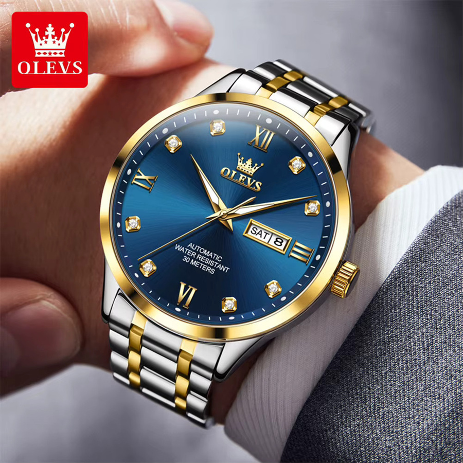 OLEVS Armbanduhr Edelstahl, Automatik, Herren - Bild 2