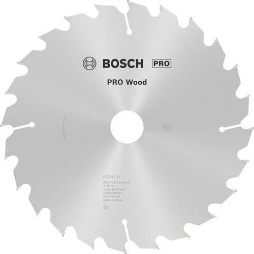 Bosch Optiline Kreissägeblatt Wood für Handkreissägen, Hartmetall, Farbe: Silber, Durchmesser: 230 mm, Bohrung: 30 mm, Dicke: 2,8 mm, 24 Zähne - Bild 1