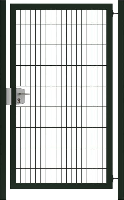 Gartentor Einzeltor aus Doppelstabmatten B: 225 cm, H: 203 cm - Bild 1
