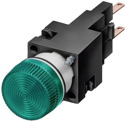 Siemens Leuchtmelder Weiß Grün aus Kunststoff 60V - Bild 1