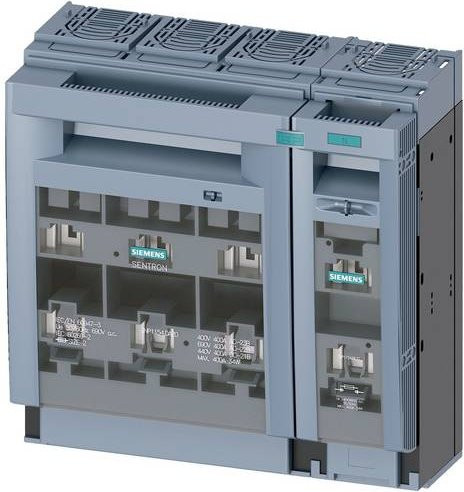 Siemens Sicherungslasttrennschalter 3NP11541DA20 in Grau, Sicherungsgröße 2, 400A, 690 V/AC, 440 V/DC - Bild 1