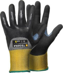 Tegera Handschuh Infinity 8806 in Grau und Schwarz mit Nitrilbeschichtung, Größe 08 - Bild 1