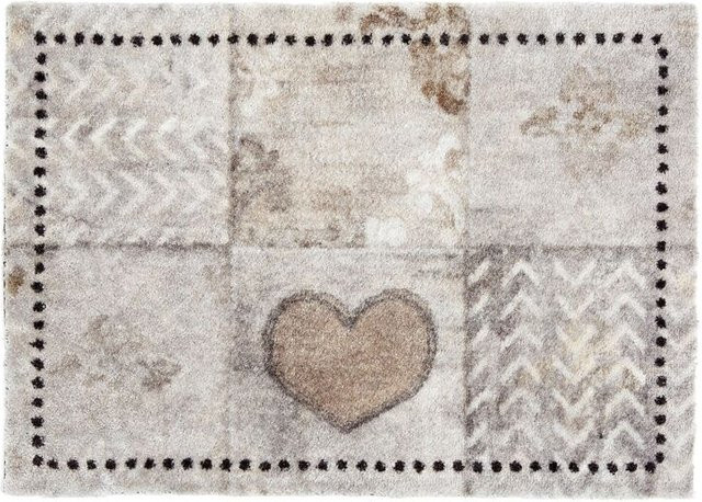 Fußmatte Astra PURE UND SOFT in Beige mit Graphic Design, B/T: 70 x 50 cm - Bild 1