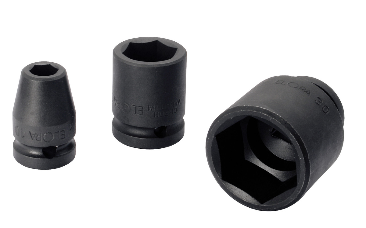 Elora Kraftschrauber-Einsatz 1, 6-kant, schwarz, ELORA-792, 46 mm - Bild 1