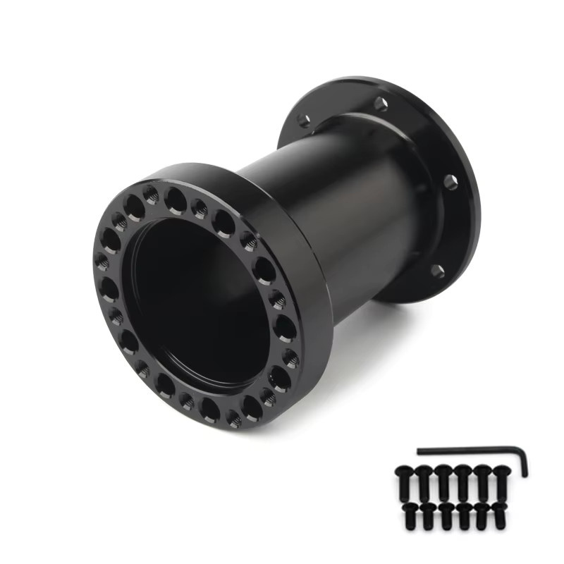 Universeller Lenkradnaben-Abstandshalter mrhello Lenkradnaben-Adapter-Kit Schwarz - Bild 1