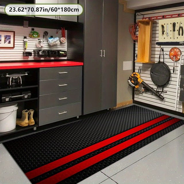 VIKAMA Racing Motorrad- und Fahrrad-Ausstellungsmatte für die Garage - Bild 1