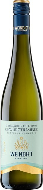Mussbacher Eselshaut Gewürztraminer Spätlese Weißwein, Pfalz, 2024, lieblich, 0,75 l - Bild 1