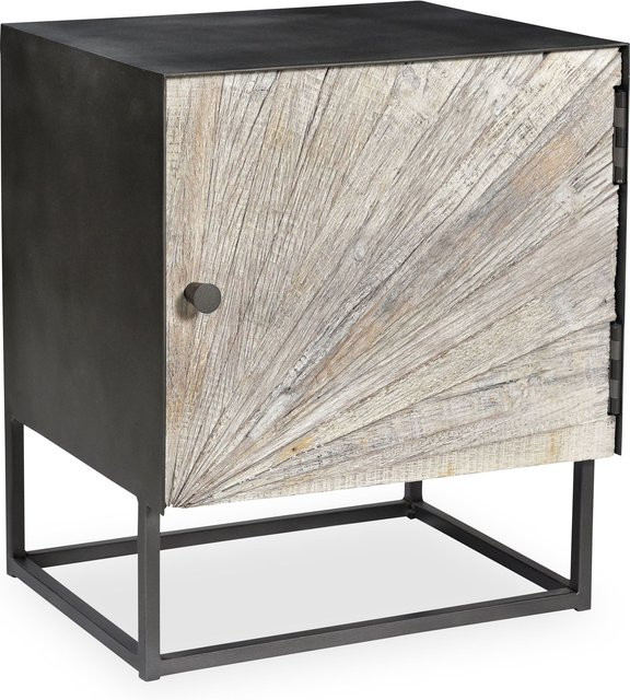 Kommode HARPER Mumbai aus Teakholz und Metall in Braun, Grau und Schwarz, Modernes Design - Bild 1