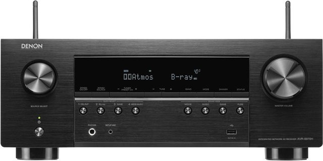 Denon AVR-S970H 5.1.2 Klang Effekt Receiver in Schwarz - Bild 1
