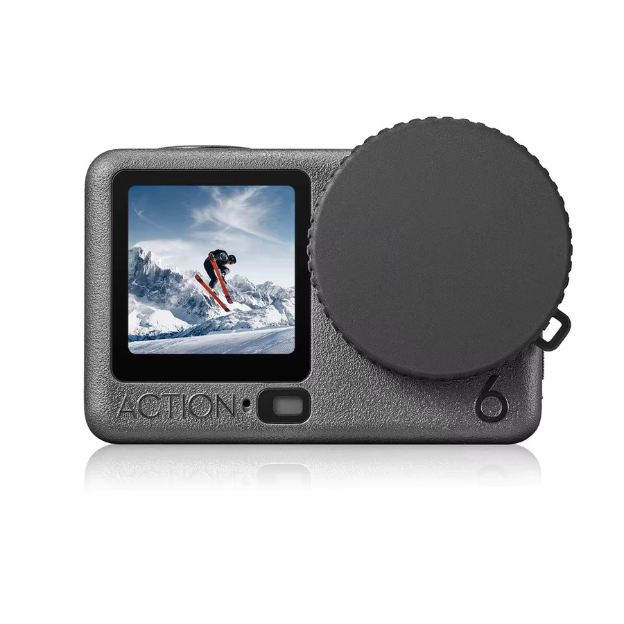 DJI Osmo Action 6 Zubehör-Set mit Displayschutzfolie aus gehärtetem Glas, Objektivdeckel, Schutzhülle und Tragetasche - Bild 3