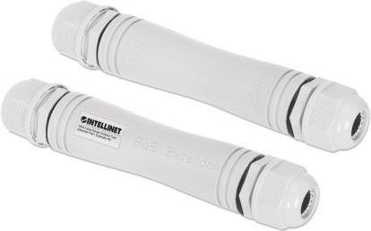 Intellinet Ultra Long Range Outdoor Fast Ethernet PoE+ Extender Set, grau, IP67 wasserdicht, IEEE 802.3bt-kompatibel (4PPoE) mit bis zu 95 W PD-Port, Reichweite bis zu 1000 m - Bild 1
