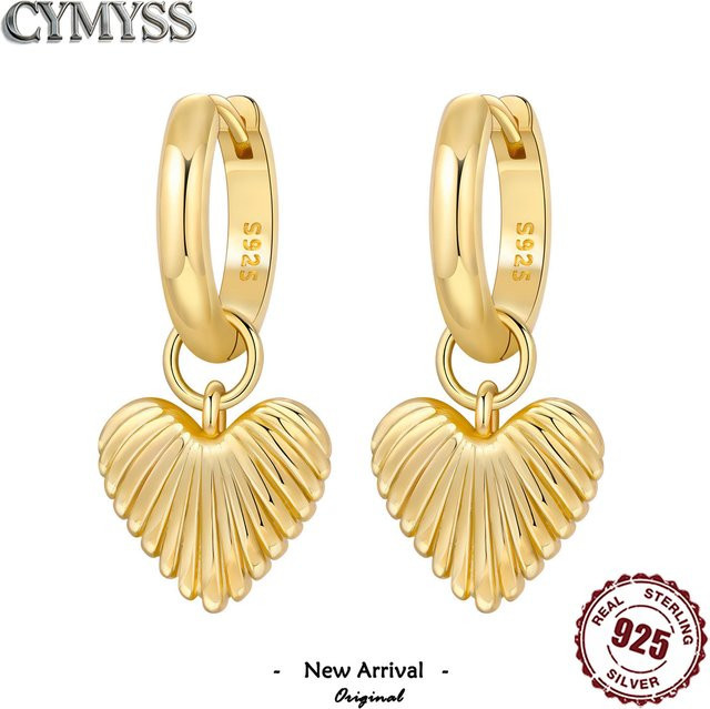 CYMYSS Creolen 925 Silber, Gold, Vintage, Damen - Bild 1