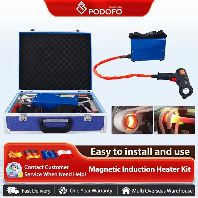 Podofo Magnetischer Induktionsheizer 1500 W Bolzenentferner und Reparaturwerkzeug zum Entfernen von rostigen Schrauben und Muttern - Bild 1