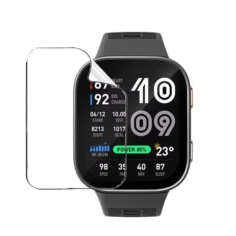 Amazfit Bip Max Displayschutzfolie, Hydrogel, Silikon, transparent - Bild 7
