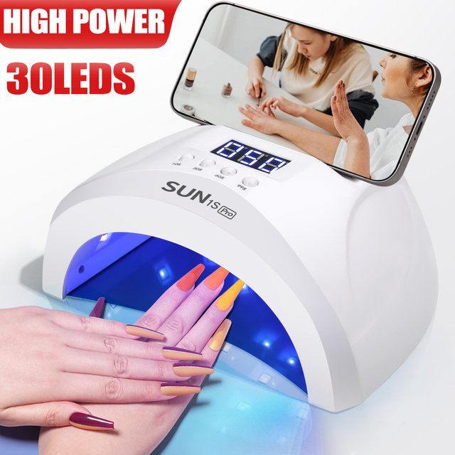 LULAA UV-LED-Nagellampe, 48 W, mit LCD-Display - Bild 1