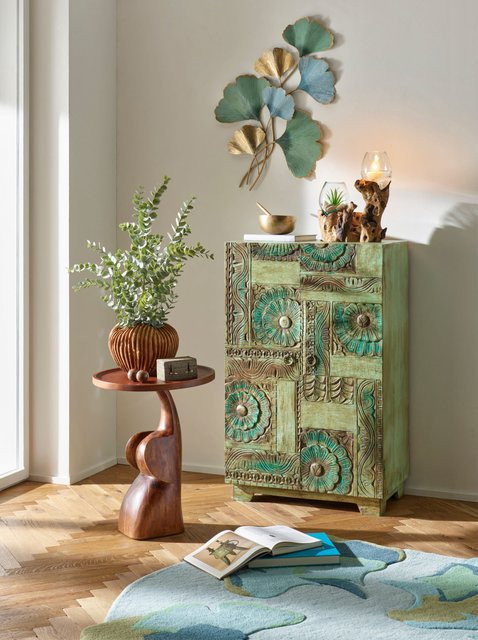 Heine Home Deko-Objekt aus Albasia-Wurzeln und Glas in Natur - Bild 1