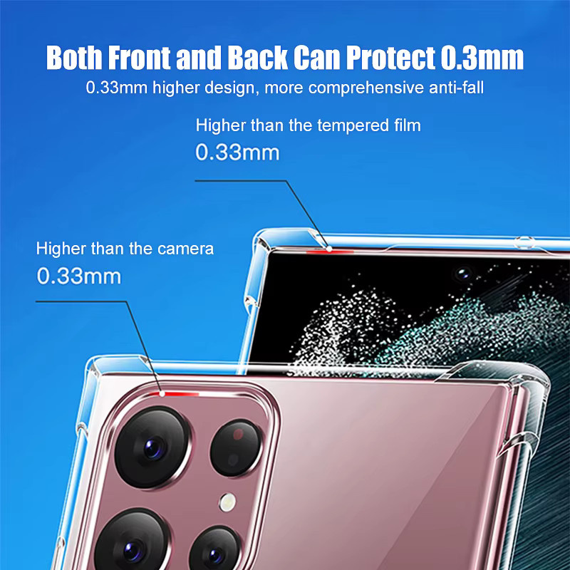 Transparente magnetische MagSafe Schutzhülle für Samsung Galaxy S25 S24 S23 S22 S21 Ultra Plus - Bild 3