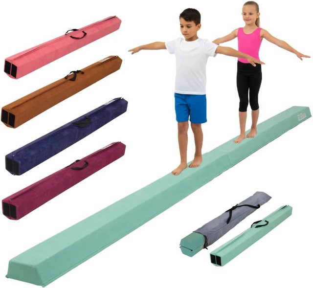 TRUTZHOLM Schwebebalken Klappbar mit Tragetasche Mint - Bild 1