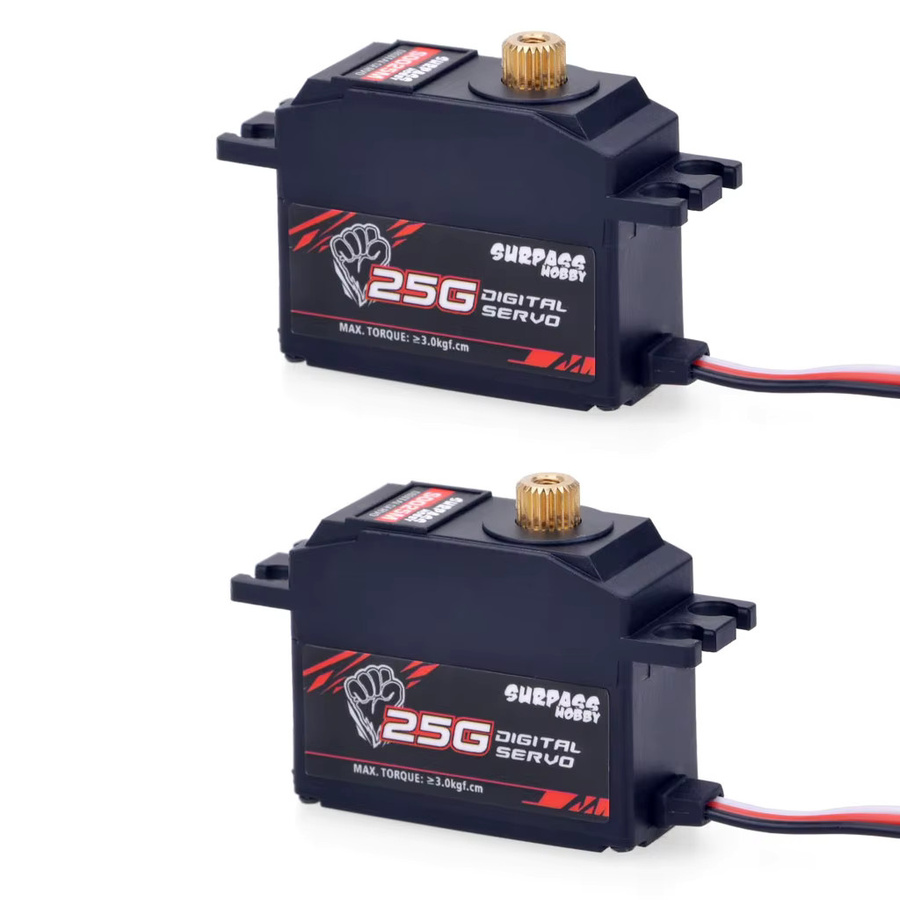 SURPASS Hobby Digital Servo, Metallgetriebe, Schwarz - Bild 3