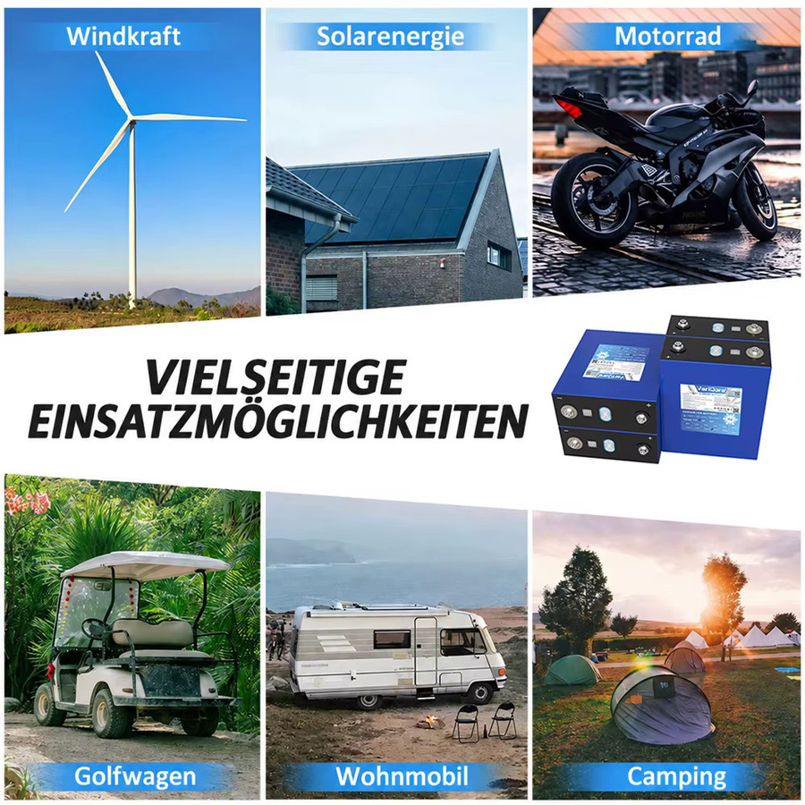 VariCore Natrium-Ionen-Batterie-Pack 3.1V 230Ah in Blau für Solar-Speicher, Wohnmobil und Elektrofahrzeuge - Bild 3