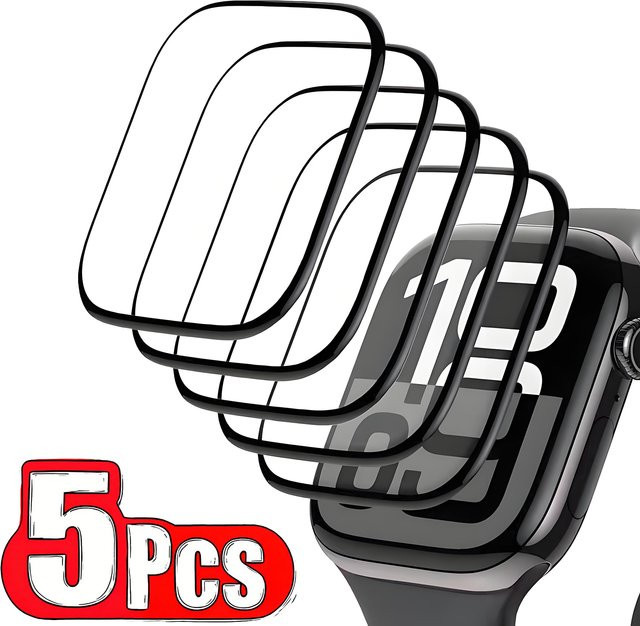 RWBANDS Schutzfolie für Apple Watch, Silikon, transparent, Unisex - Bild 1