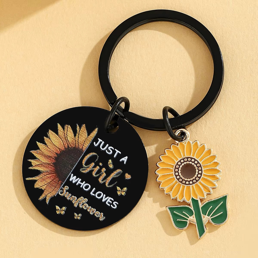 Schlüsselanhänger Sonnenblume, Damen - Bild 3